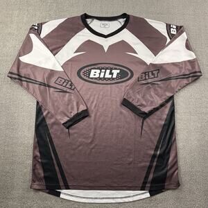 Bilt Racing Jersey Adult 2XL XXL Long Sleeve MX Moto Riding Casual Men's